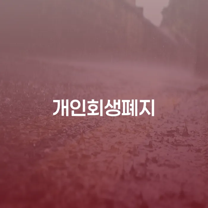 개인회생기각사유 빚독촉 추천하는 변호사