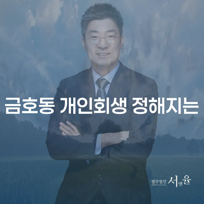금호동 개인회생 정해지는