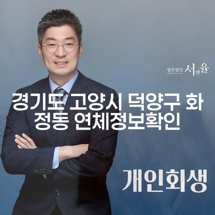 경기도 고양시 덕양구 화정동 연체정보확인과 대전개인회생: 채무 해결의 길을 찾아보세요